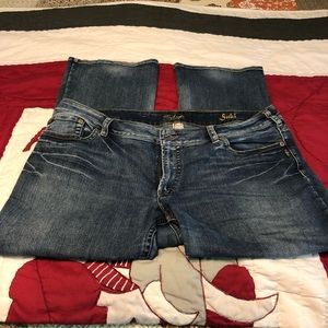 Plus size 24W Silver Jeans Suki style